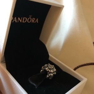 Pandora flower birthday stone charm